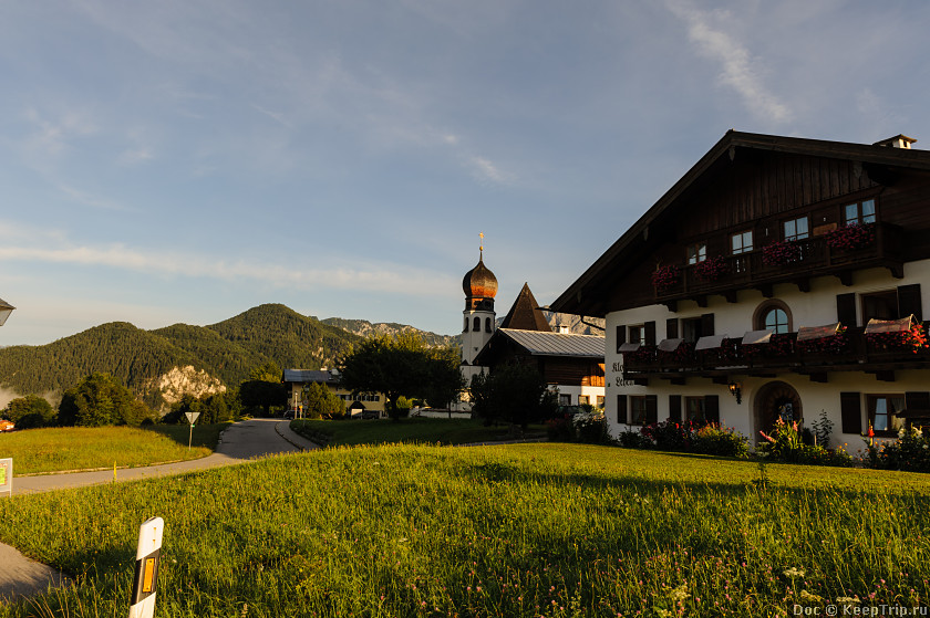 Бавария. Альпийская деревня