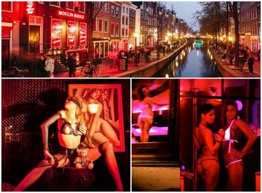История Района Красных Фонарей в Амстердаме (18+)