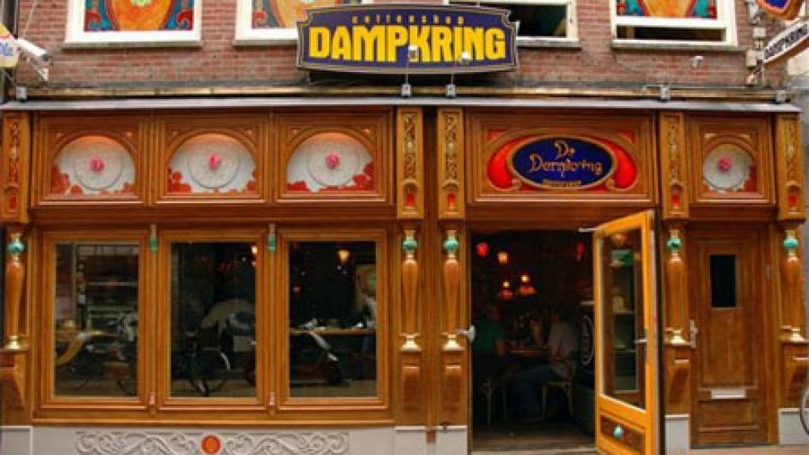Амстердам. Кофешоп Dampkring