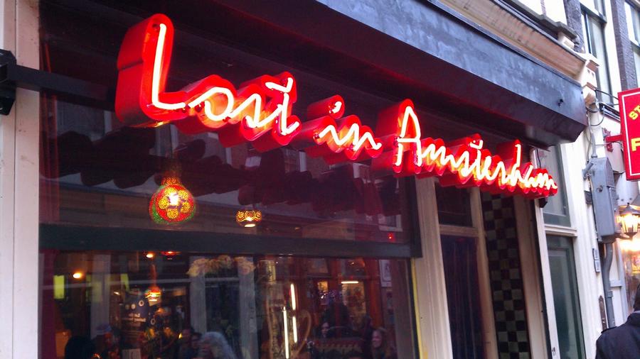 Амстердам. Кофешоп Lost Amsterdam
