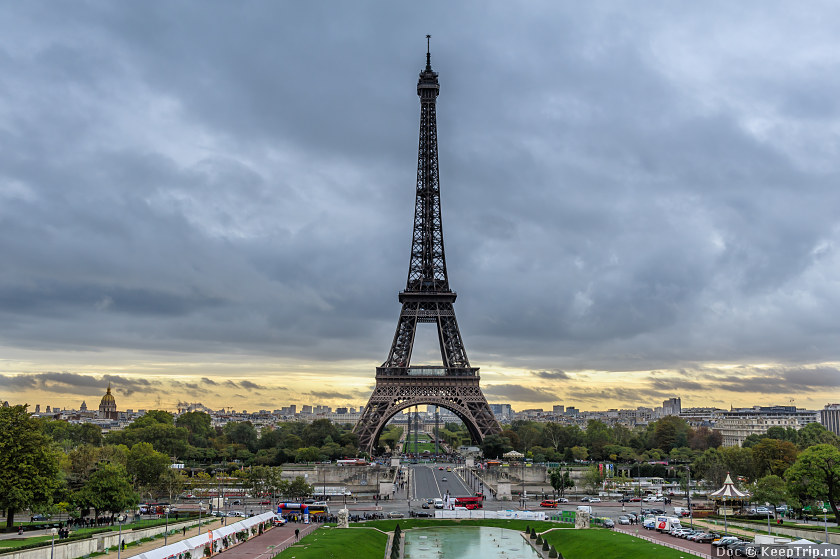 Париж фото. Эйфелева башня